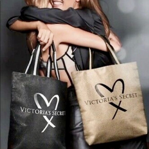 PINK VS GOLD SPARKLE TOTE - Picture 4 of 8